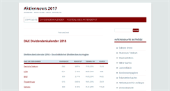 Desktop Screenshot of aktiennews.info