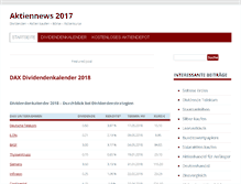 Tablet Screenshot of aktiennews.info